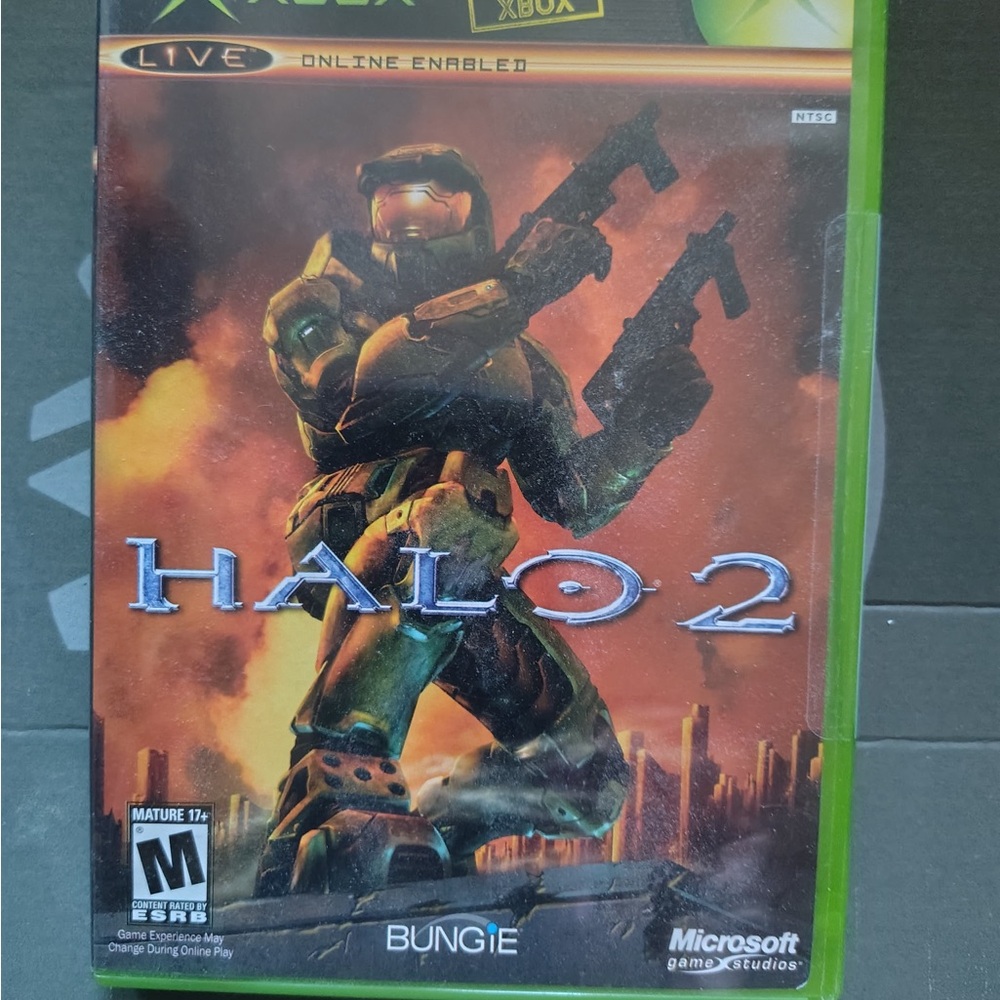 Microsoft Xbox Halo 2 Video Game - Green Case